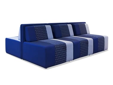 BLOCK SEAT - Sectional modular fabric sofa (Request Info).