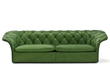 BOHEMIAN - Tufted leather sofa (Request Info).