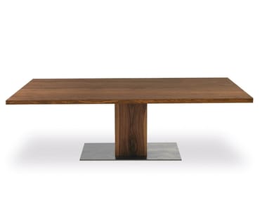 BOSS BASIC - Rectangular solid wood dining table (Request Info).