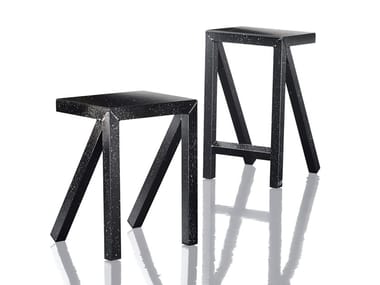 BUREAURAMA - Low aluminium garden stool (Request Info).