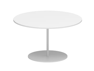 BUTLER - Round ceramic garden side table (Request Info).