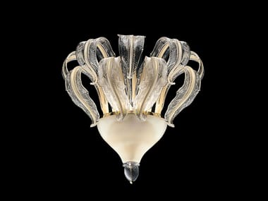 PIUME - Venetian crystal wall lamp (Request Info).