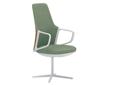 CALMA SO2285 - High-back fabric office chair with 4-Spoke base (Request Info).