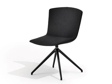 CALUM HOME - Swivel upholstered chair with 4 star-base (Request Info).