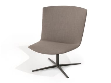 CALUM LOUNGE COMFORT - Swivel armchair with 4-spoke base (Request Info).