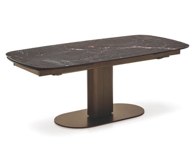 CAMEO - Extending rectangular marble table (Request Info).