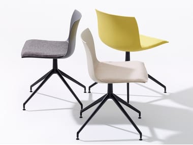 CATIFA 53 - NEW EDITION - Trestle-based polypropylene chair (Request Info).