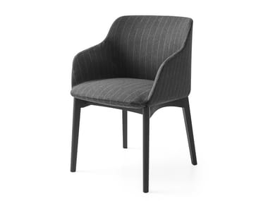 ELLE - Upholstered chair with armrests (Request Info).