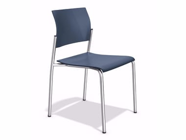 COOPER - Stackable plastic reception chair (Request Info).