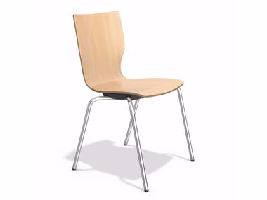 MANTA - Stackable wooden training chair (Request Info).