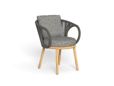 KAREN - Fabric chair with removable cover with armrests (Request Info).