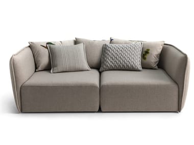 CHAMFER - Fabric sofa with removable cover (Request Info).