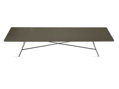 CHARLESTON - Low lacquered rectangular MDF coffee table (Request Info).
