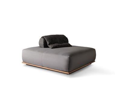 CLAUD OPEN AIR - Upholstered fabric pouf (Request Info).