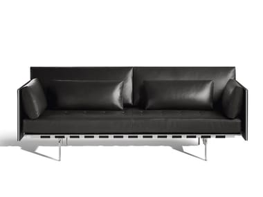 CLAYTON - Leather sofa (Request Info).