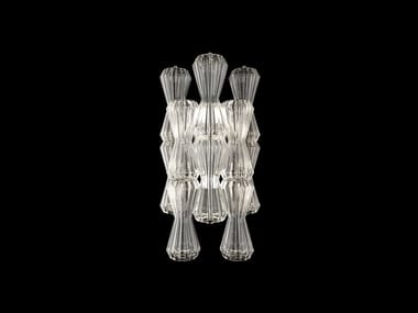 CLEPSYDRA - Venetian crystal wall lamp (Request Info).