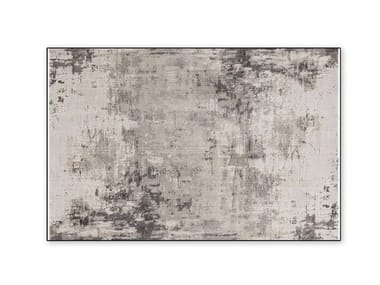 CLIFF - Solid-color rectangular polyester fibre rug (Request Info).