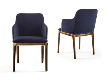 CLOE ARM - Upholstered fabric chair with armrests (Request Info).