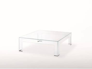 ATLANTIS - Low square crystal coffee table (Request Info).