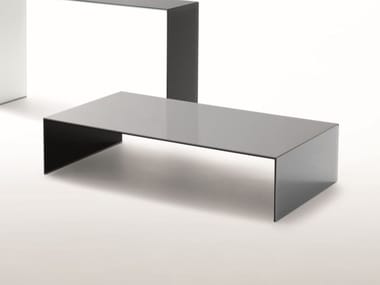 SIO2 BRIDGE - Low rectangular crystal coffee table (Request Info).