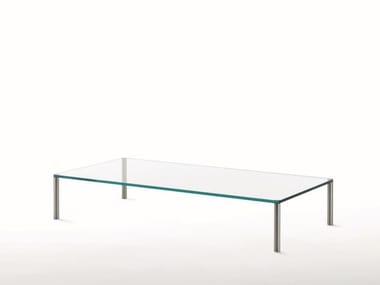 METAL - Low rectangular crystal coffee table (Request Info).