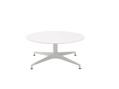 CIVIC - Round side table with 4-star base by Herman Miller