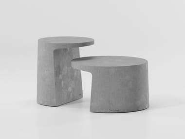 GIRO - Round cement coffee table (Request Info).