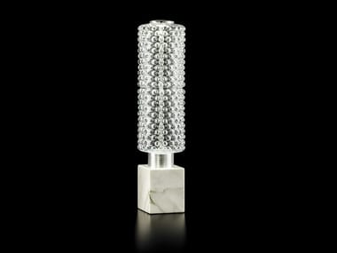COLLIER T1800/LP2 - LED glass table lamp with marble base (Request Info).
