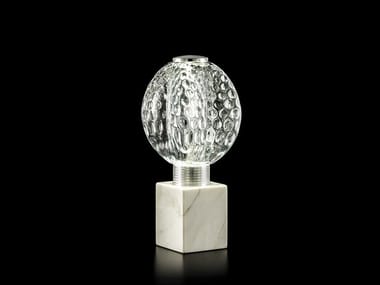 COLLIER T1800/LP5 - LED glass table lamp with marble base (Request Info).