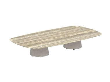CONIX - Rectangular Ductal¢ç garden side table (Request Info).