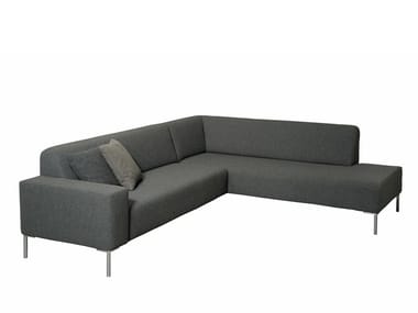 TUNE - Corner fabric sofa with chaise longue (Request Info).
