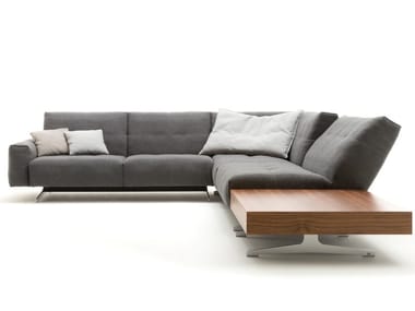 ROLF BENZ 50 - Sled base corner fabric sofa (Request Info).