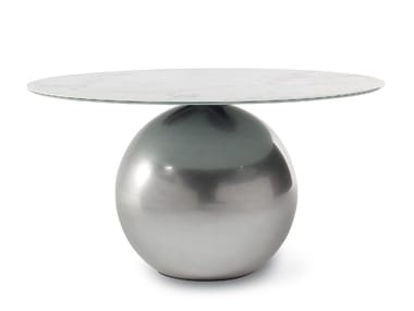 CIRCUS - Round table with metal base (Request Info).