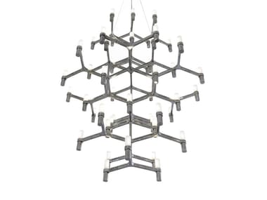 CROWN SUMMA - Die cast aluminium chandelier (Request Info).