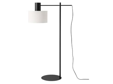 CYLS - Metal floor lamp with polyester shade (Request Info).