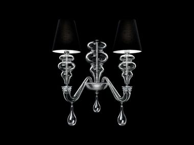 RAN ROUND - Venetian crystal wall lamp (Request Info).