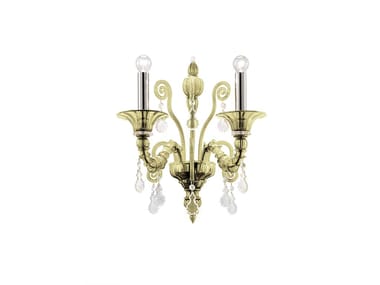 TAIF - Venetian crystal wall lamp (Request Info).