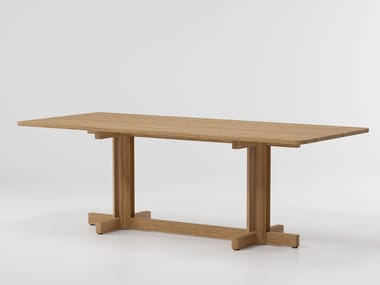 ALTAR - Rectangular wooden dining table (Request Info).