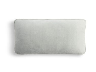 DECORATIVE CUSHIONS OUTDOOR - Solid-color rectangular outdoor fabric cushion (Request Info).