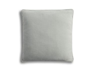 DECORATIVE CUSHIONS OUTDOOR - Solid-color square outdoor fabric cushion (Request Info).