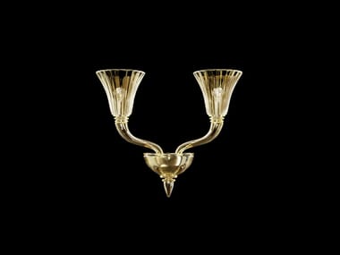 DEGAS - Venetian crystal wall lamp (Request Info).