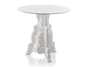 LORD OF LOVE - Round polyethylene garden table (Request Info).