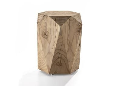 DIAMOND - Low solid cedar wood stool (Request Info).