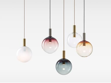DIVINA - Blown glass pendant lamp (Request Info).