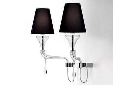 DOMO NEVADA - Venetian crystal wall lamp (Request Info).