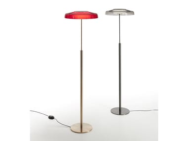 DORA - Metal and glass floor lamp (Request Info).