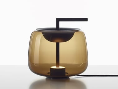 DOUBLE - LED blown glass table lamp (Request Info).