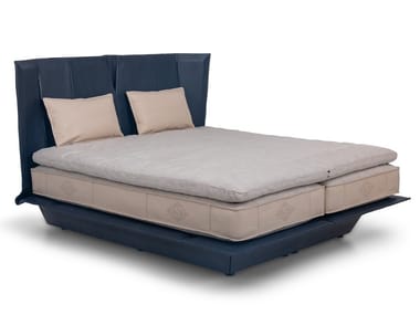 DS-1155 - Leather double bed (Request Info).