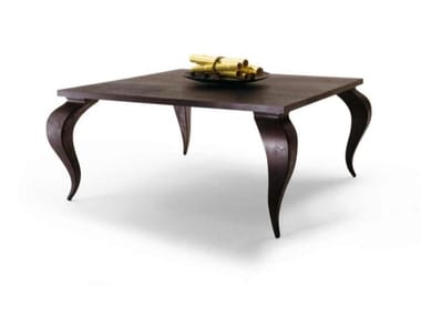 DUONG - Square solid wood dining table by Fratelli Boffi
