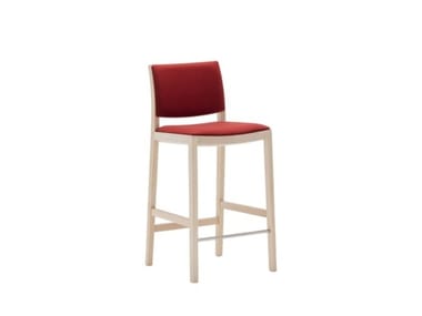 DUOS BQ2761 - High upholstered wooden stool (Request Info).